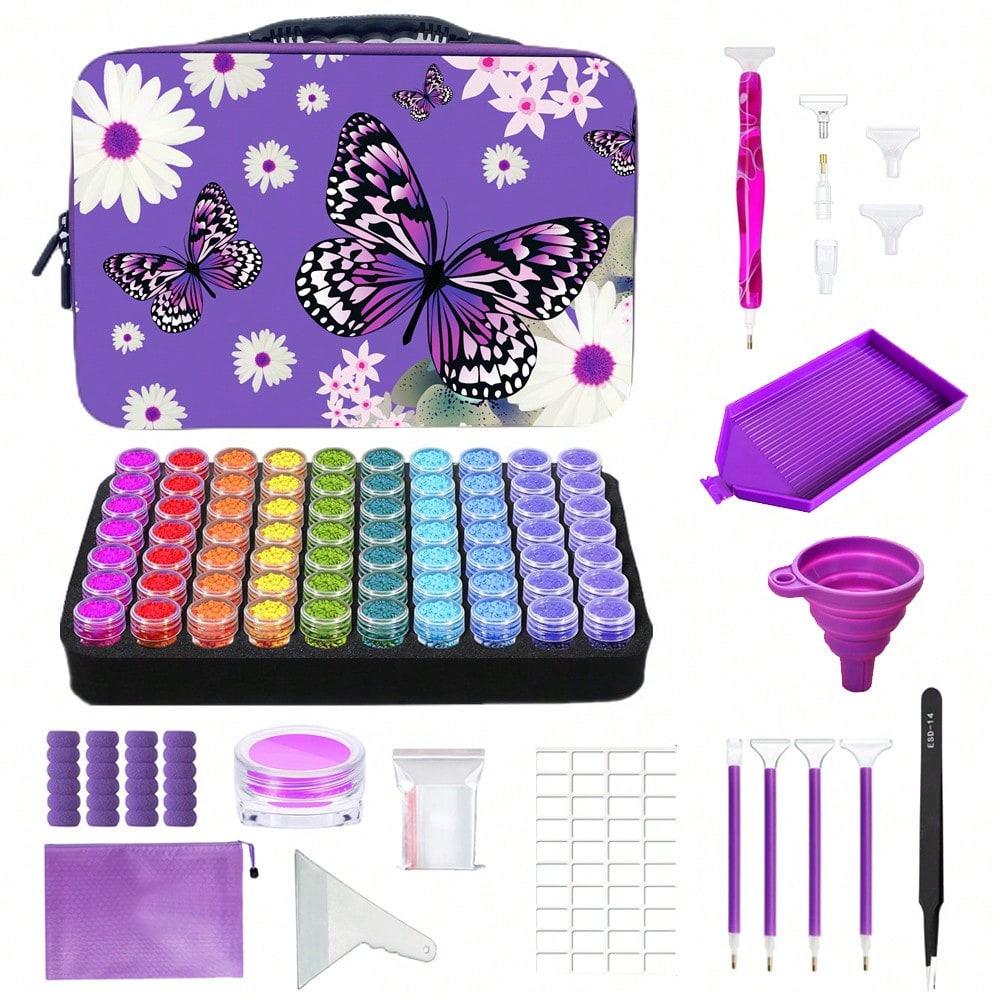 Diamond Painting Storage Container 60 Slots Diamond Painting Accessories And Tools set