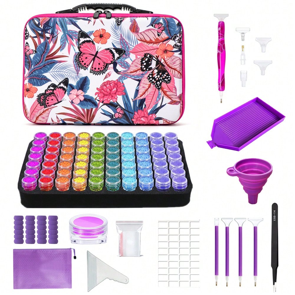 Diamond Painting Storage Container 60 Slots Diamond Painting Accessories And Tools set