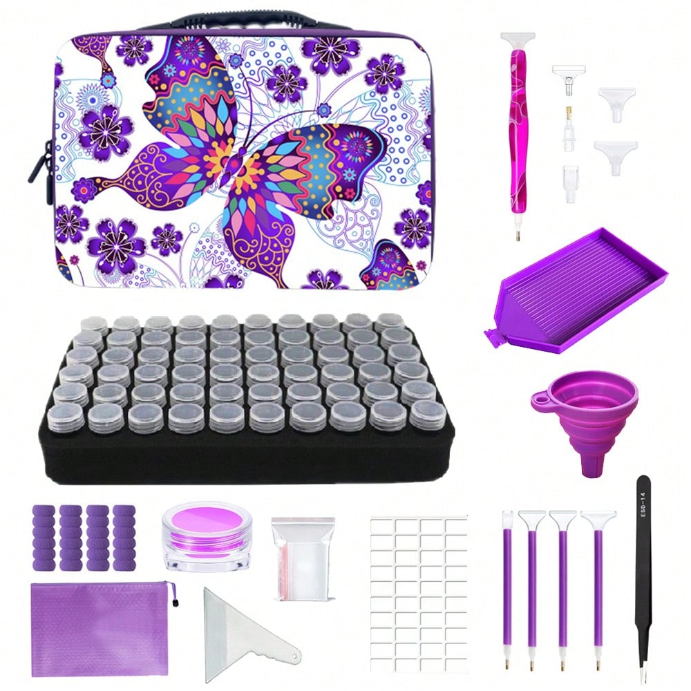 Diamond Painting Storage Container 60 Slots Diamond Painting Accessories And Tools set