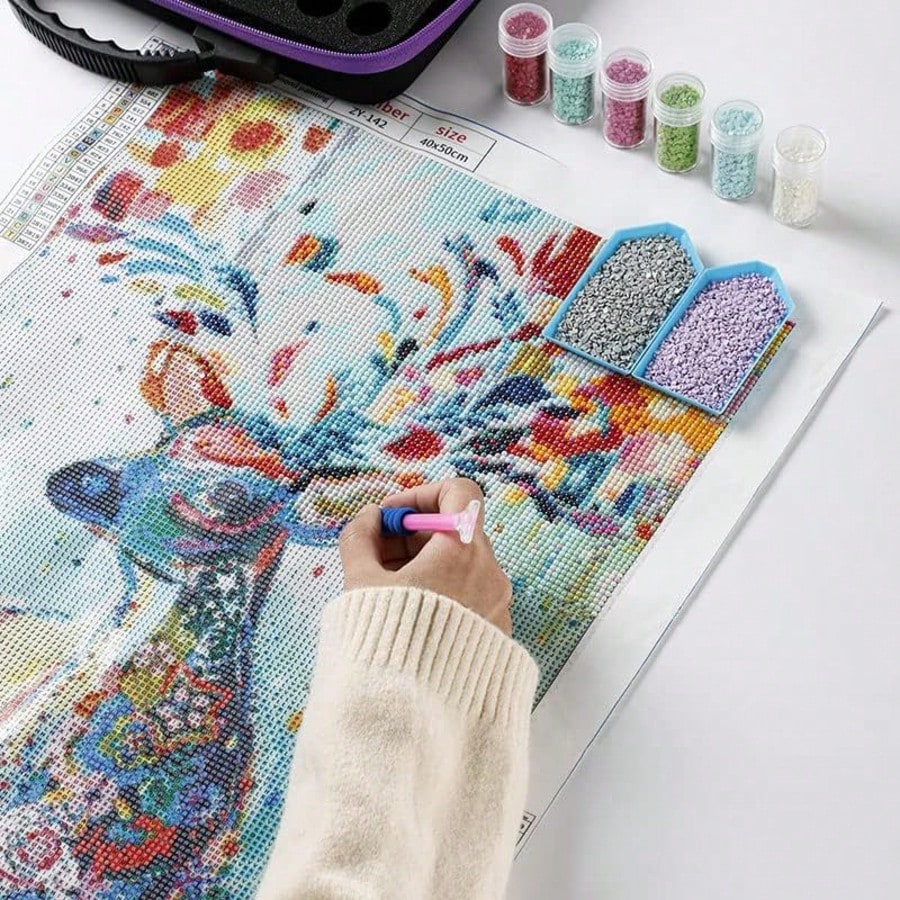 Diamond Painting Storage Container 60 Slots Diamond Painting Accessories And Tools set