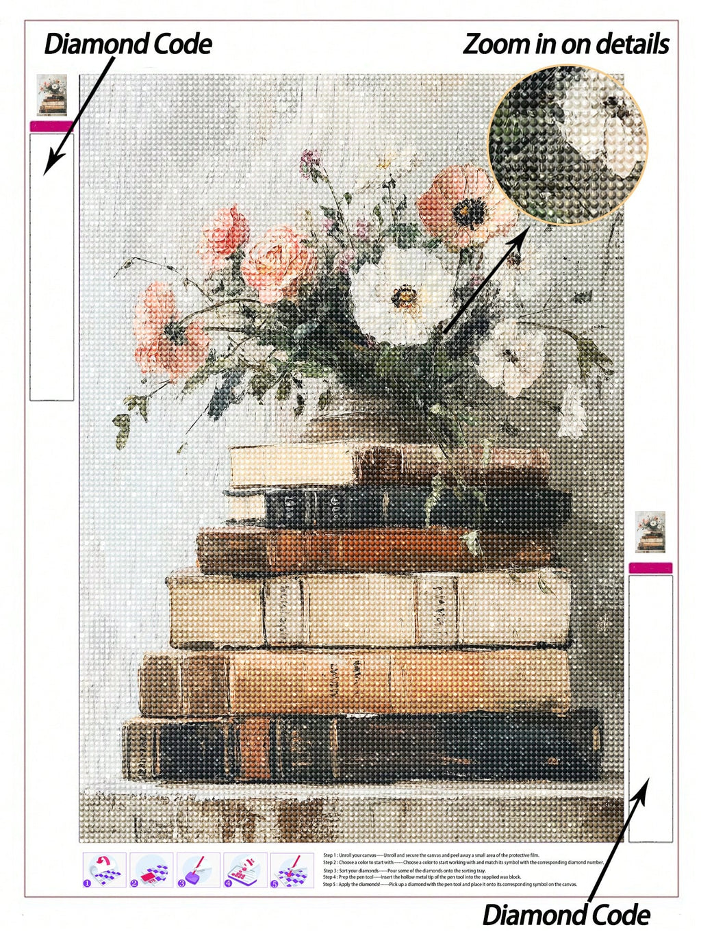 Diamond Painting|Static Book Wall Art Diamond Art Set