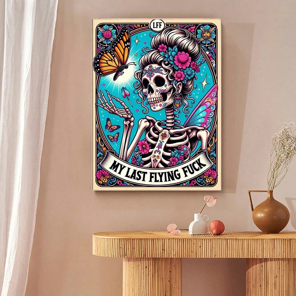 Skull Woman Diamond Art Kit For Adult Beginners