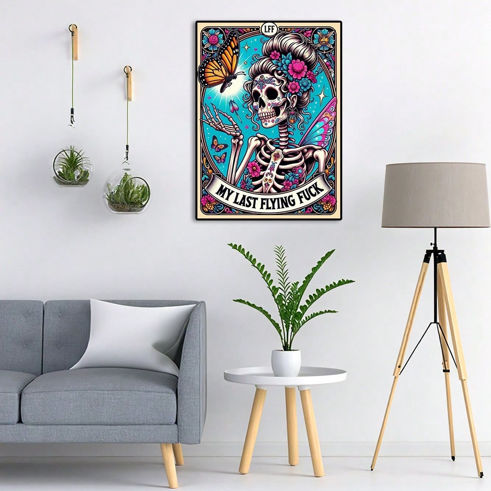 Skull Woman Diamond Art Kit For Adult Beginners