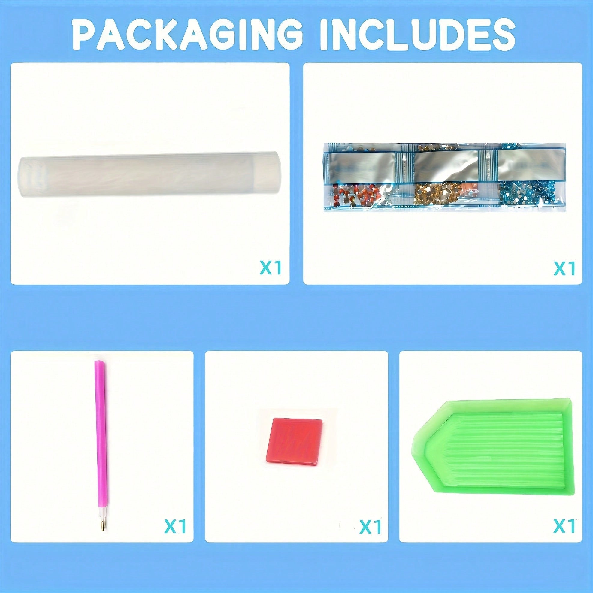 Flat 2D Goddess Girl Diamond Painting Set