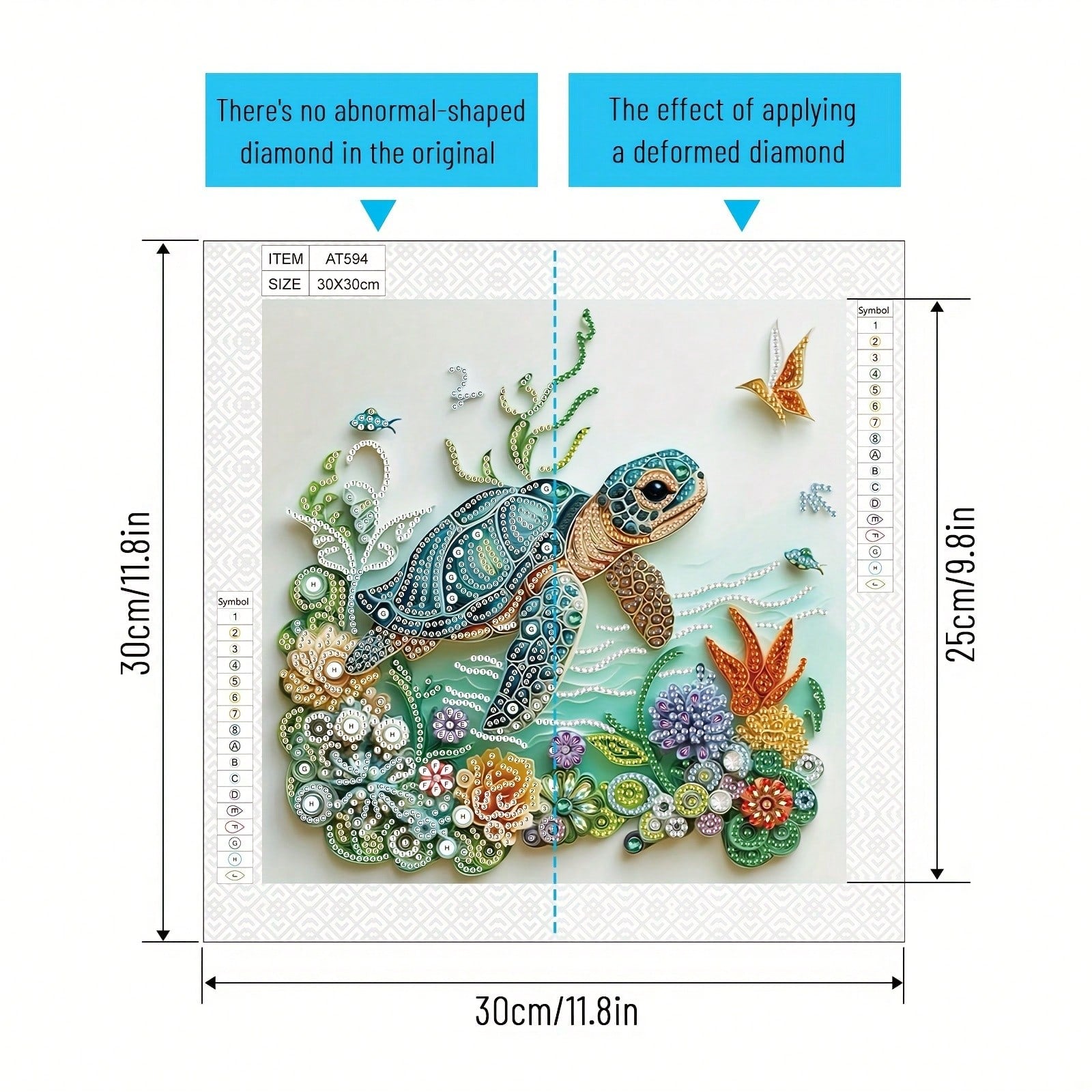 Flat Undersea World Diamond Painting Kit