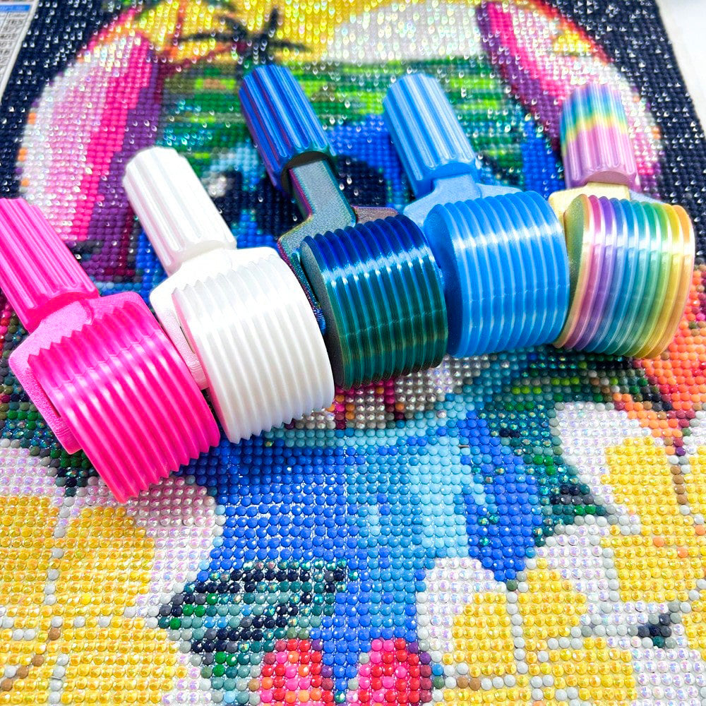 New Diamond Art Roller - Essential DIY Craft Tool Easy Grip Hand Roller for Diamond Painting Compact Efficient Ergonomic Design