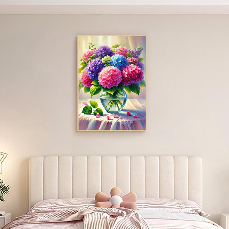 Hydrangea Diamond Painting Adult Set - Flower Diamond Art Set