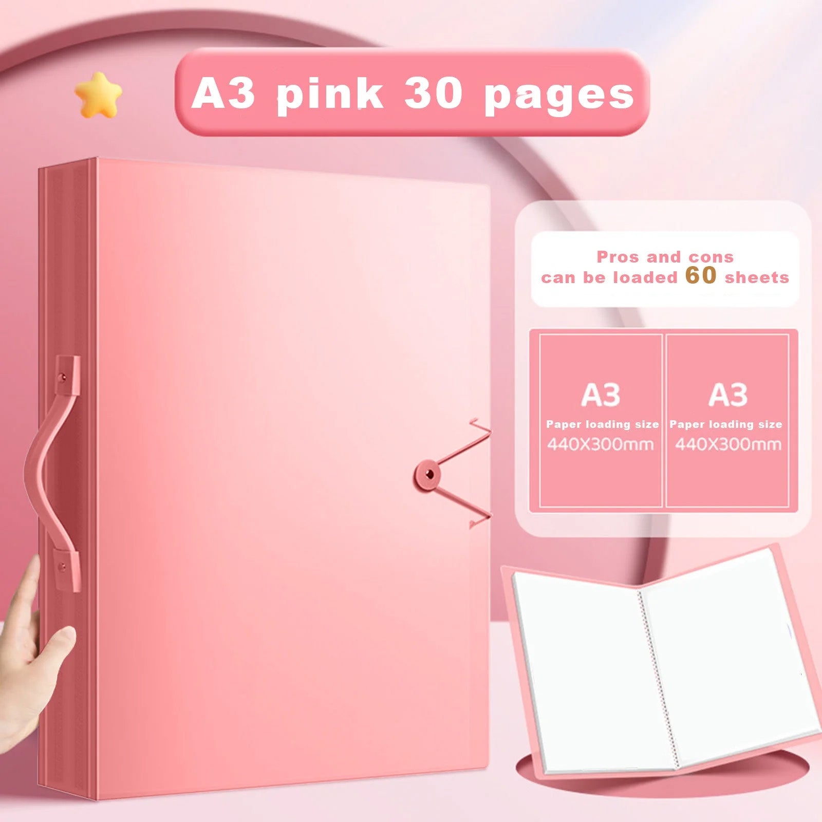 A3 Diamond Painting Storage Faux Book Tools