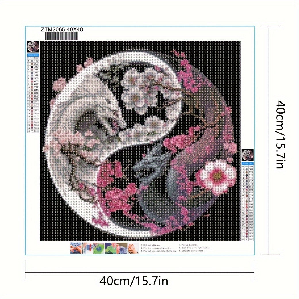 Yin Yang Tai Chi Dragon Diamond Painting Kits