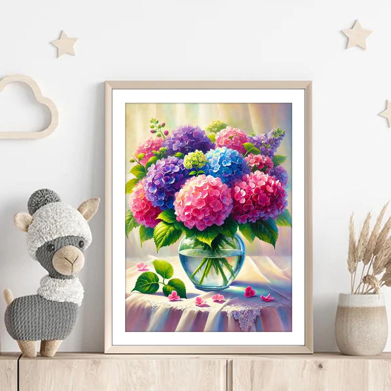 Hydrangea Diamond Painting Adult Set - Flower Diamond Art Set