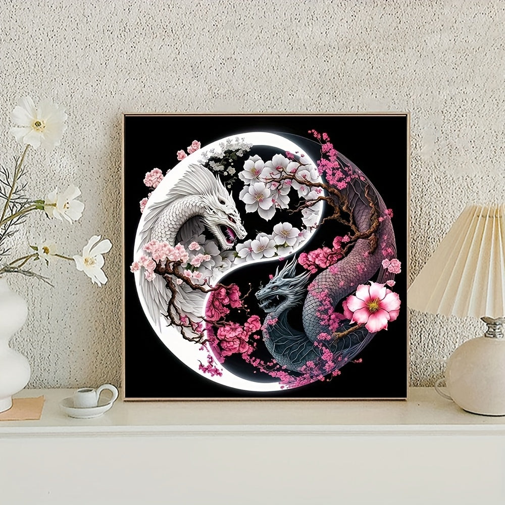 Yin Yang Tai Chi Dragon Diamond Painting Kits