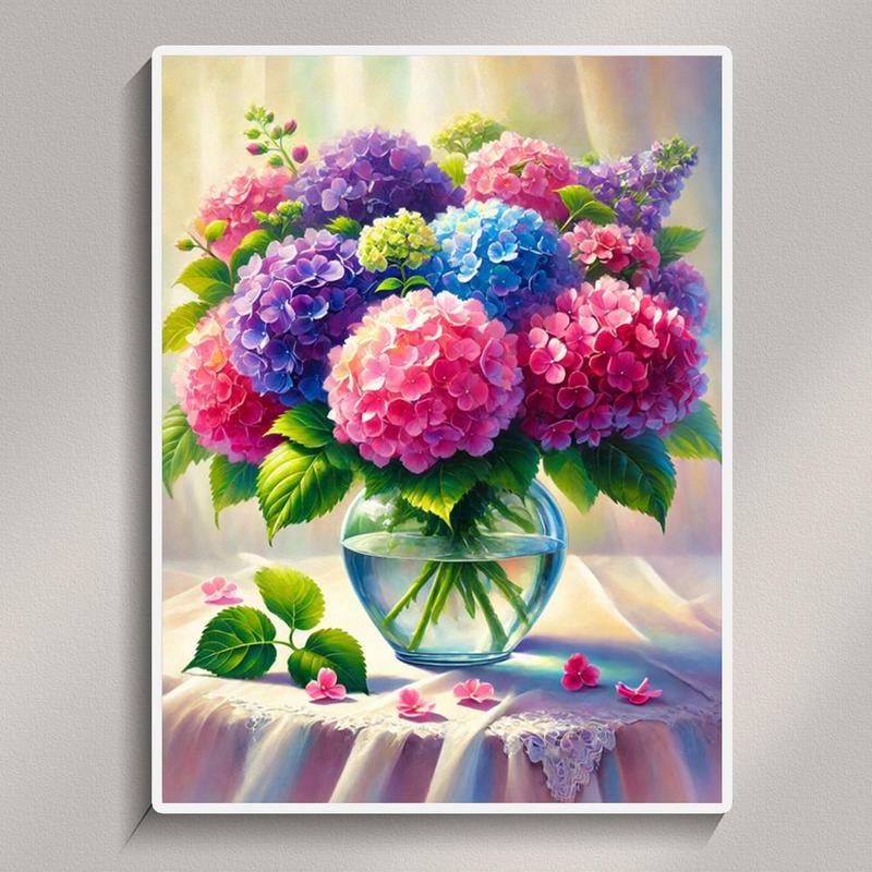 Hydrangea Diamond Painting Adult Set - Flower Diamond Art Set