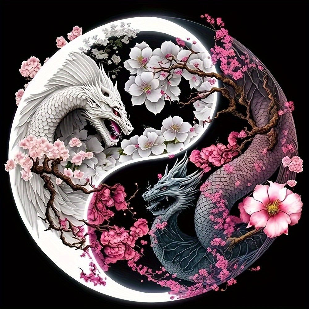 Yin Yang Tai Chi Dragon Diamond Painting Kits