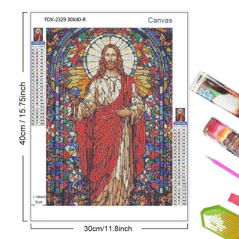 5D DIY Diamond Painting Holy Christian Religious Elements