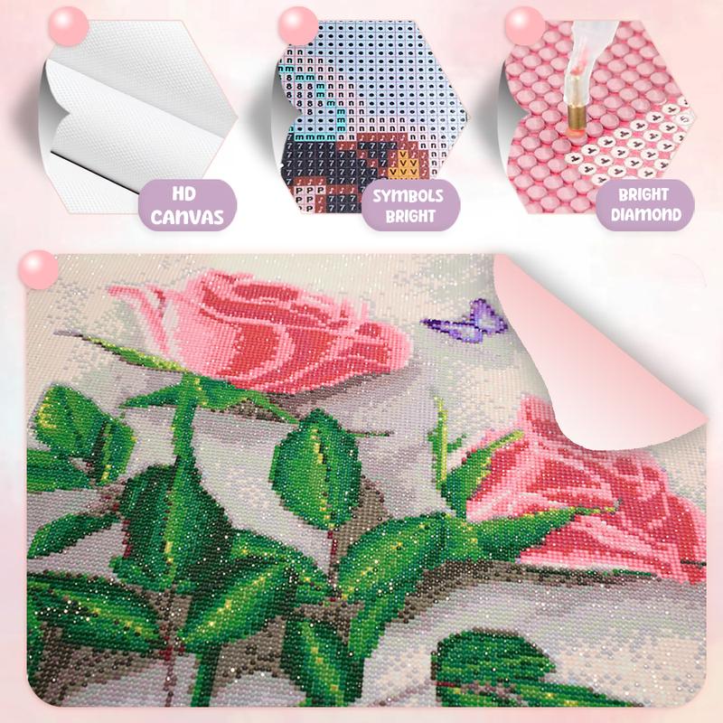 Hydrangea Diamond Painting Adult Set - Flower Diamond Art Set