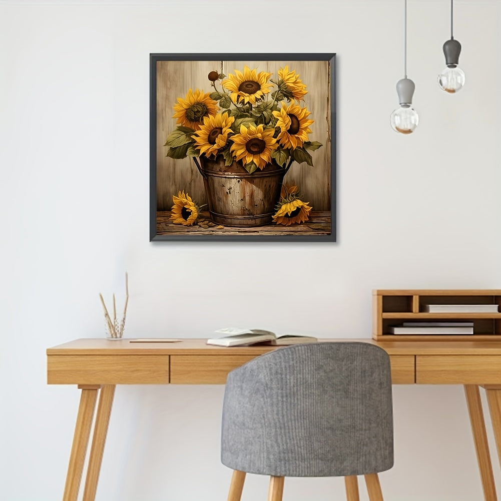 Sunflower 5D DIY Diamond Painting Full Circle Cross Stitch Set